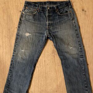 Vintage 501 Levi's Jeans-Natural Vintage Distress and Wear